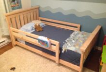 Modern toddler bed diy