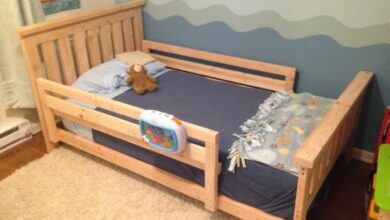 Modern toddler bed diy