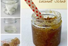 Diy citrus coconut and brown sugar scrub