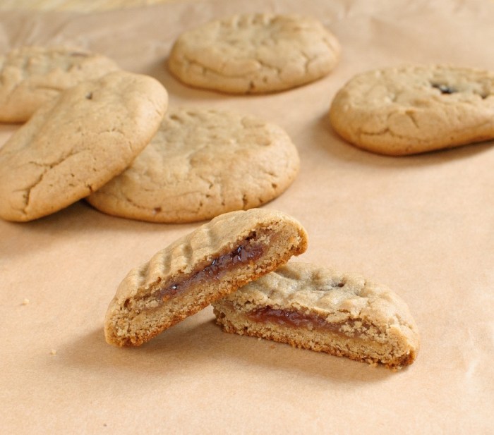 Peanut butter and jelly cookies