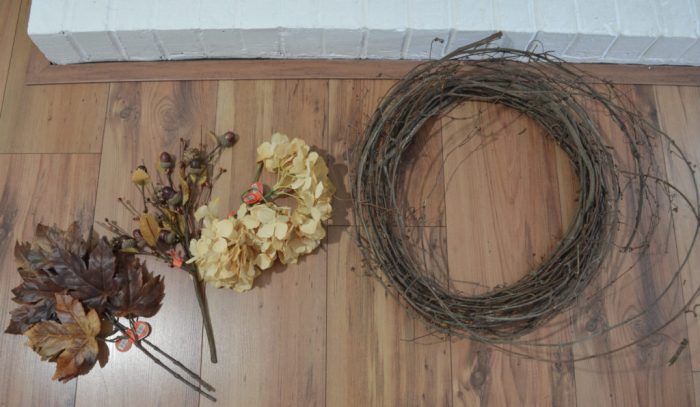 Fall floral garland diy