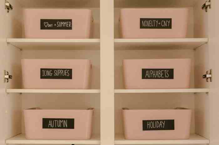 Elsies baking pantry organization