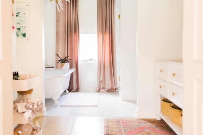 Remodel bathrooms closet mixing finishes fixtures closets carla aston layouts tub narrow remodeling colleen designer hallway