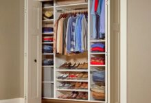 Easy built in closet diy