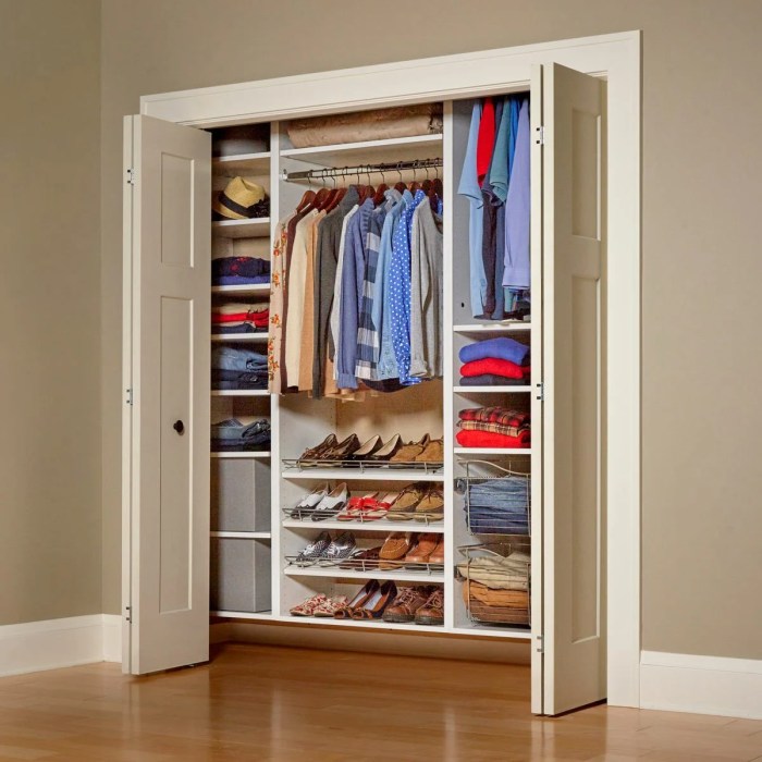 Easy built in closet diy