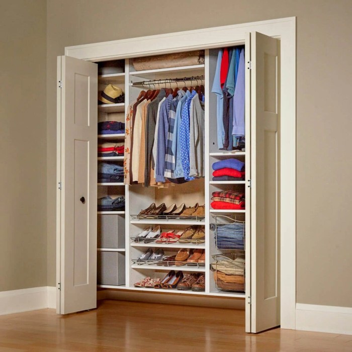 Easy built in closet diy