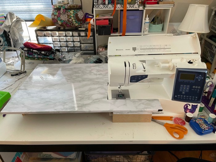 Emmas super easy diy sewing desk