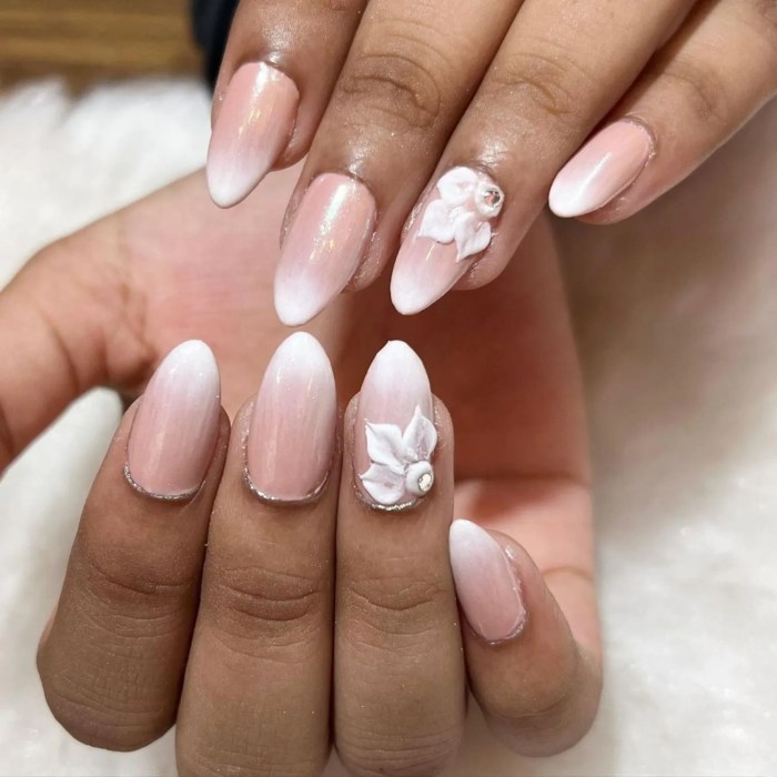 Ice cream ombre mani diy