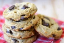 Flourless chocolate chip cookies