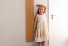 Wooden height chart diy