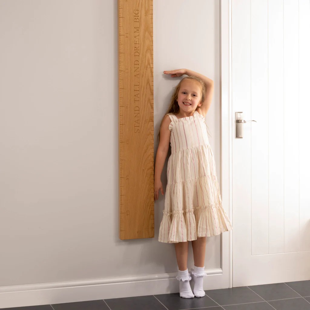 Wooden height chart diy