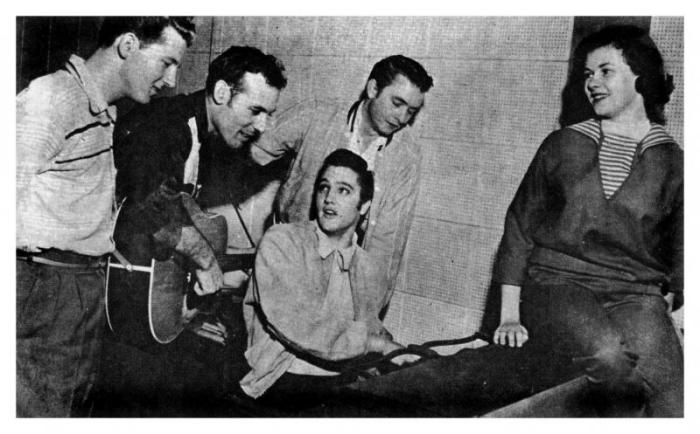 Quartet dollar million 1956 elvis perkins carl presley jerry lewis lee marilyn evans cash johnny sun buzz original records formed