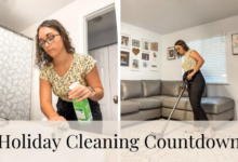 Quick holiday hosting cleaning tips plus giveaway