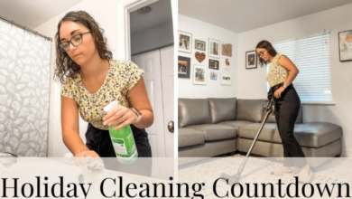 Quick holiday hosting cleaning tips plus giveaway