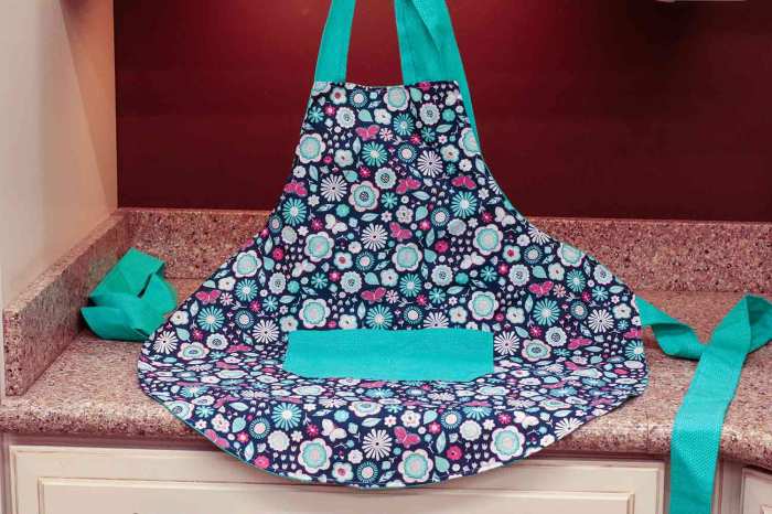 Sew your own half apron