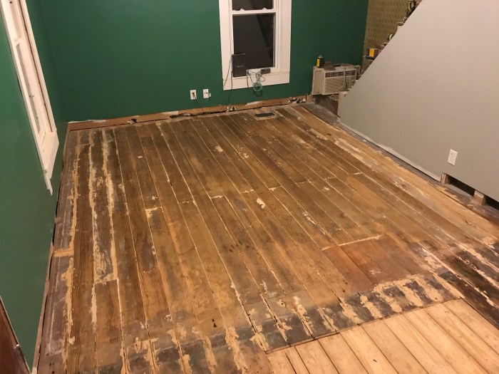 Refinishing old wood floors