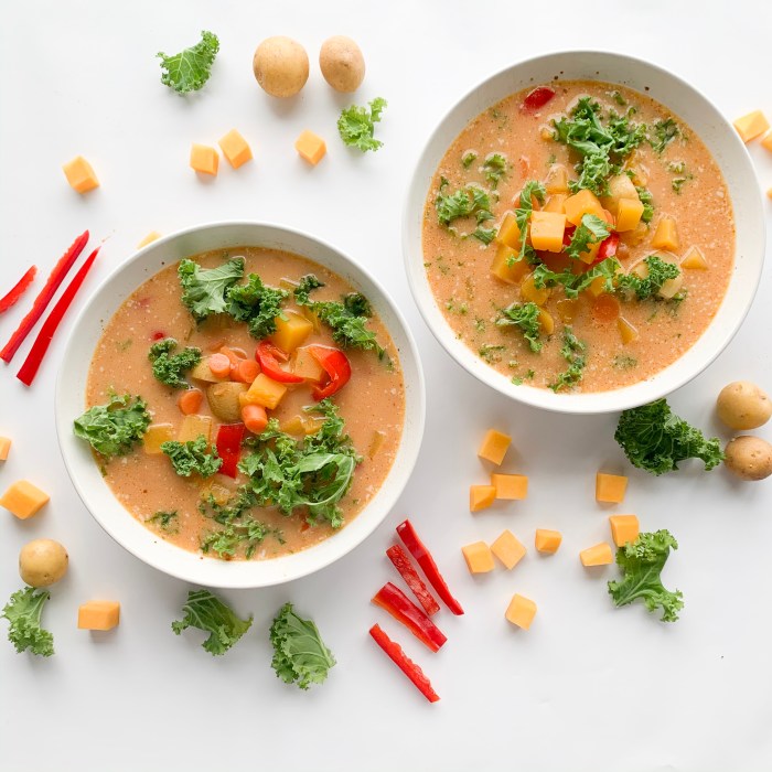 Butternut and red curry soup