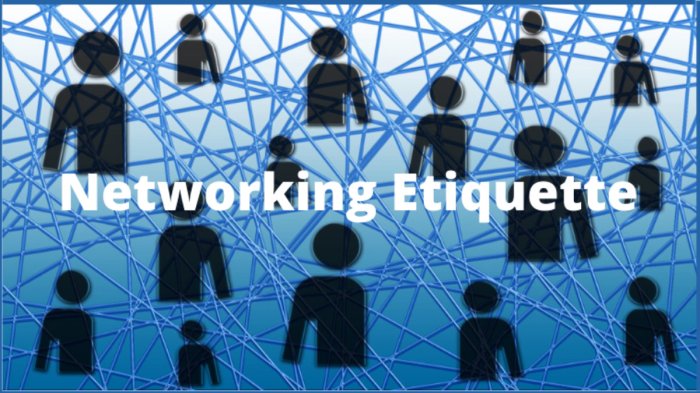 Blog qa networking etiquette