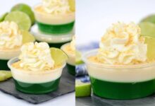 Key lime pie jello shots