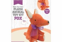 Plush fox doll diy