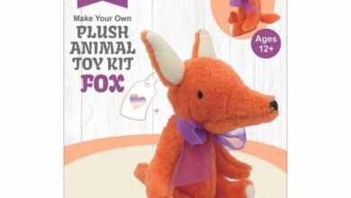 Plush fox doll diy