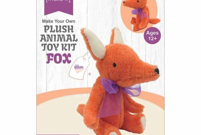 Plush fox doll diy