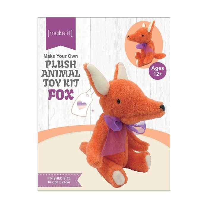 Plush fox doll diy