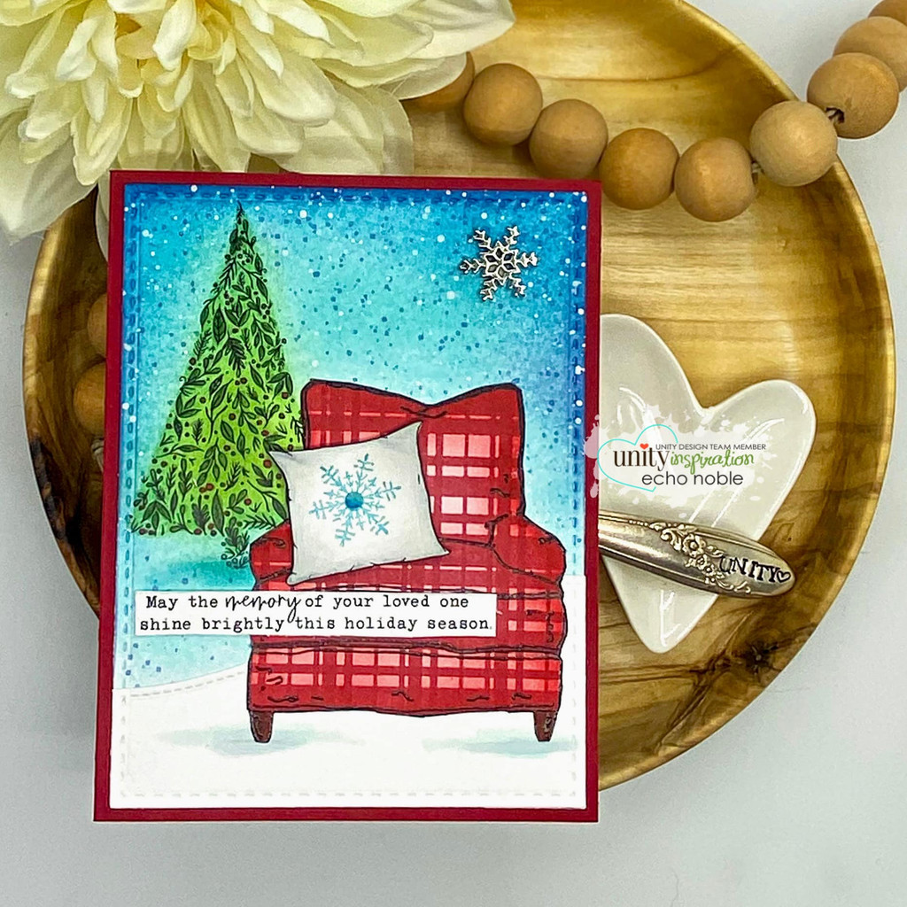 Make your own buffalo plaid stamp set