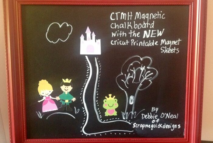 Make magnetic clipboard chalkboard