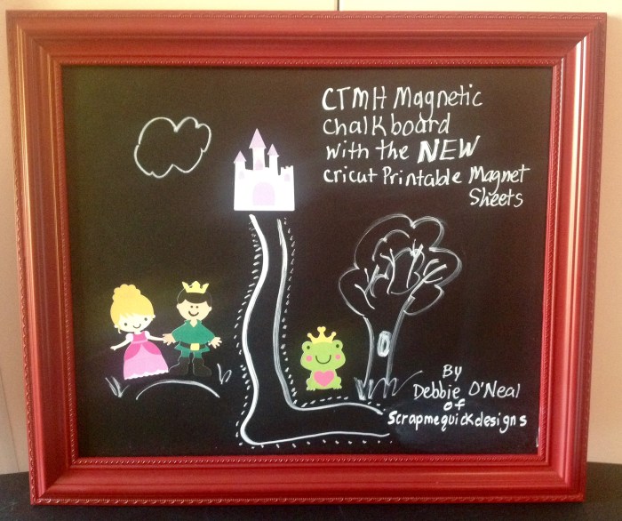 Make magnetic clipboard chalkboard