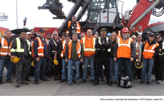 Port of montreal dockworkers strike