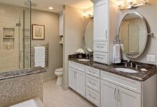 Lauras master bathroom makeover before after