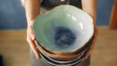 How to touch up painted ceramics