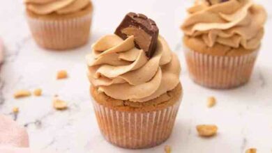 Peanut butter honey cupcake recipe
