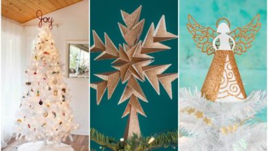 Easy diy christmas tree toppers