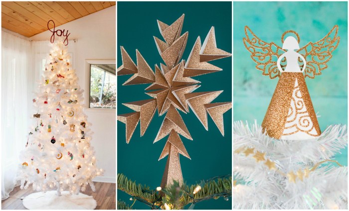 Easy diy christmas tree toppers