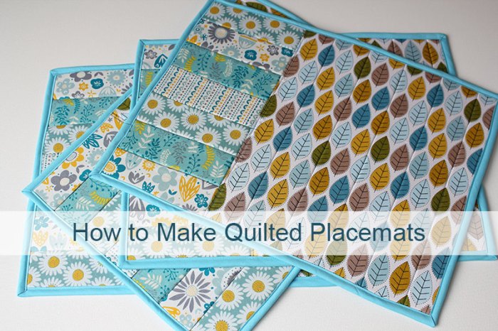 How to turn placemats into hanging planters