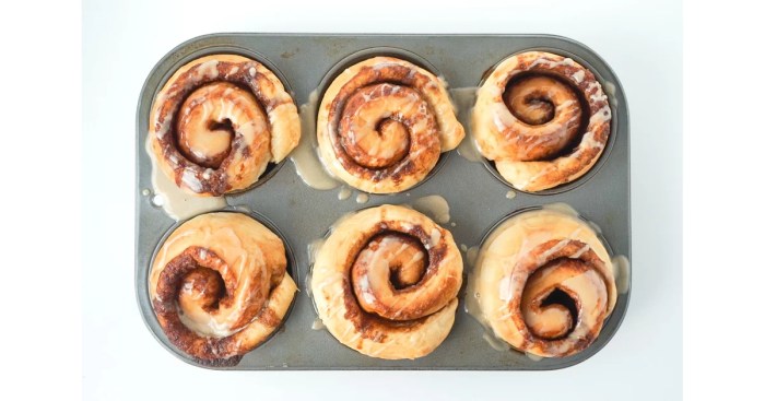 Overnight cinnamon rolls small batch