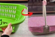 Make your own floral picnic basket