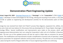 Demonstration plant construction update video