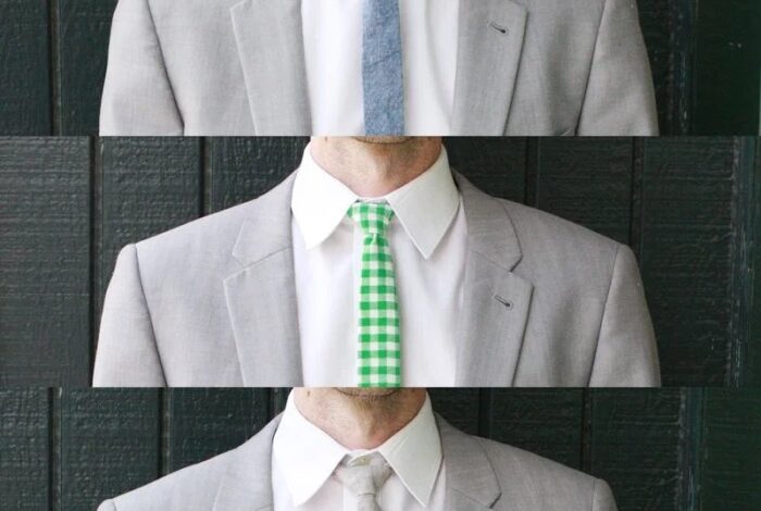 Mens skinny tie diy