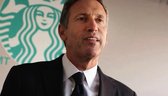 Starbucks ceo shakeup rally