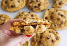 Pumpkin and tahini chocolate chunk cookies