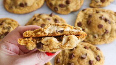 Pumpkin and tahini chocolate chunk cookies