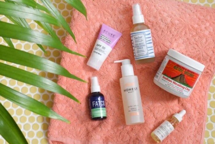 Six step natural skincare routine from target