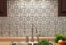 How to make an inexpensive plank backsplash