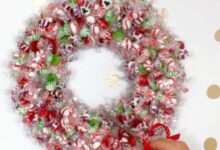 Cranberry wreath diy contest