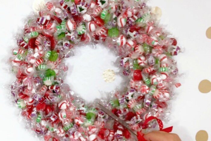 Cranberry wreath diy contest