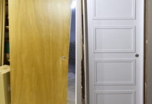 How to refresh hollow core doors