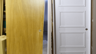 How to refresh hollow core doors